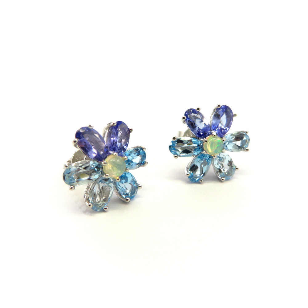 Gemstone Stud Earrings