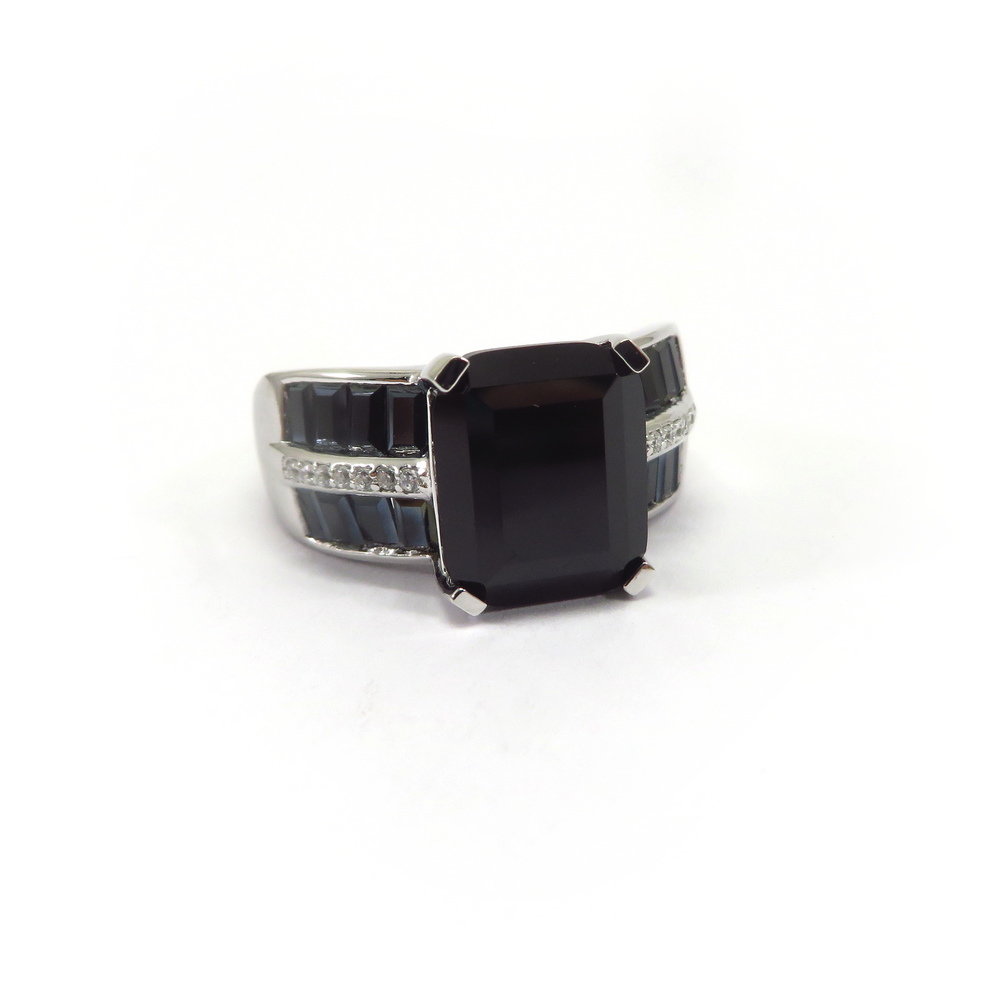 Black Spinel Ring