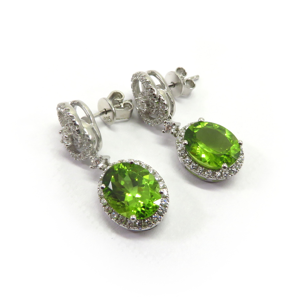Peridot Drop Earrings