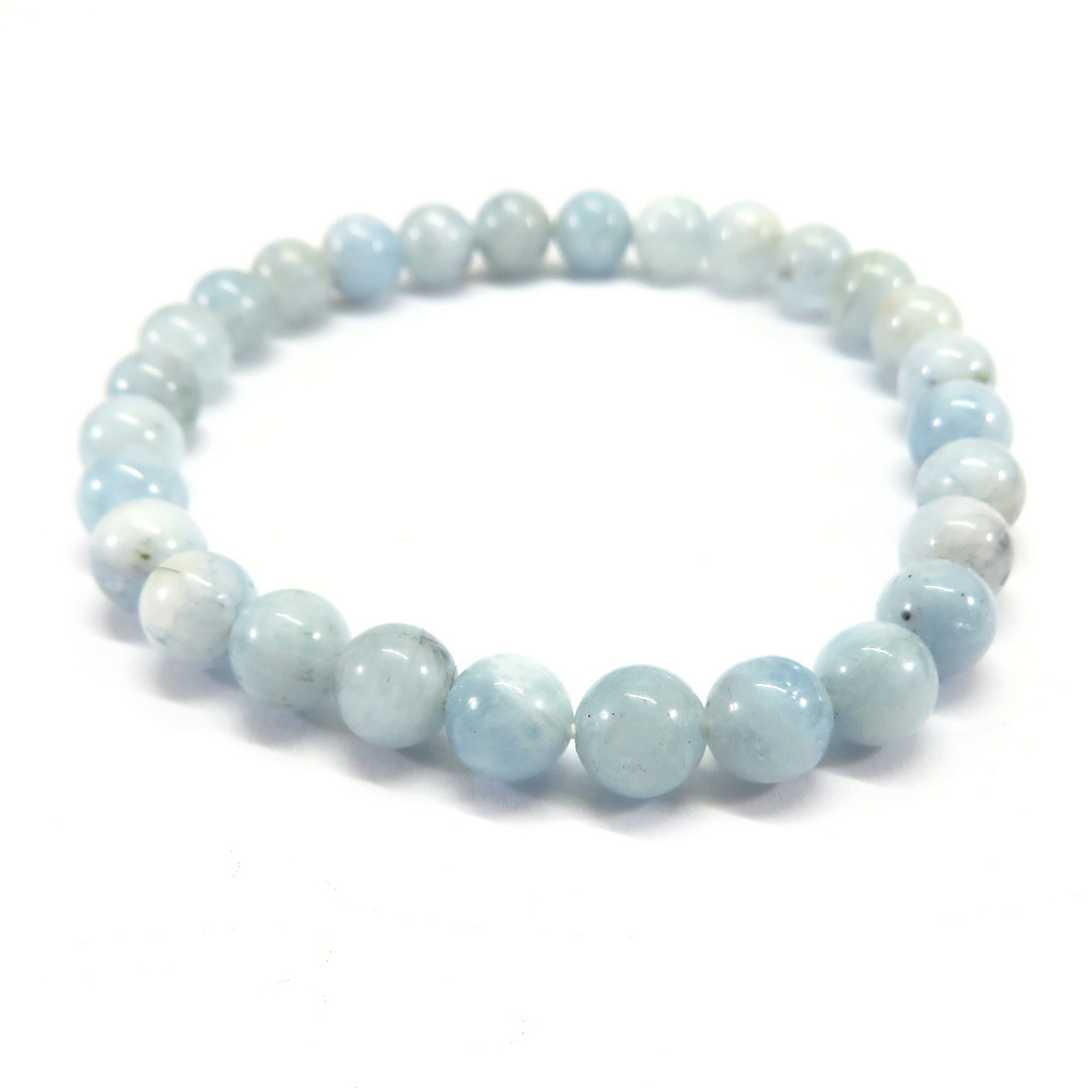 Aquamarine Beads Bracelet