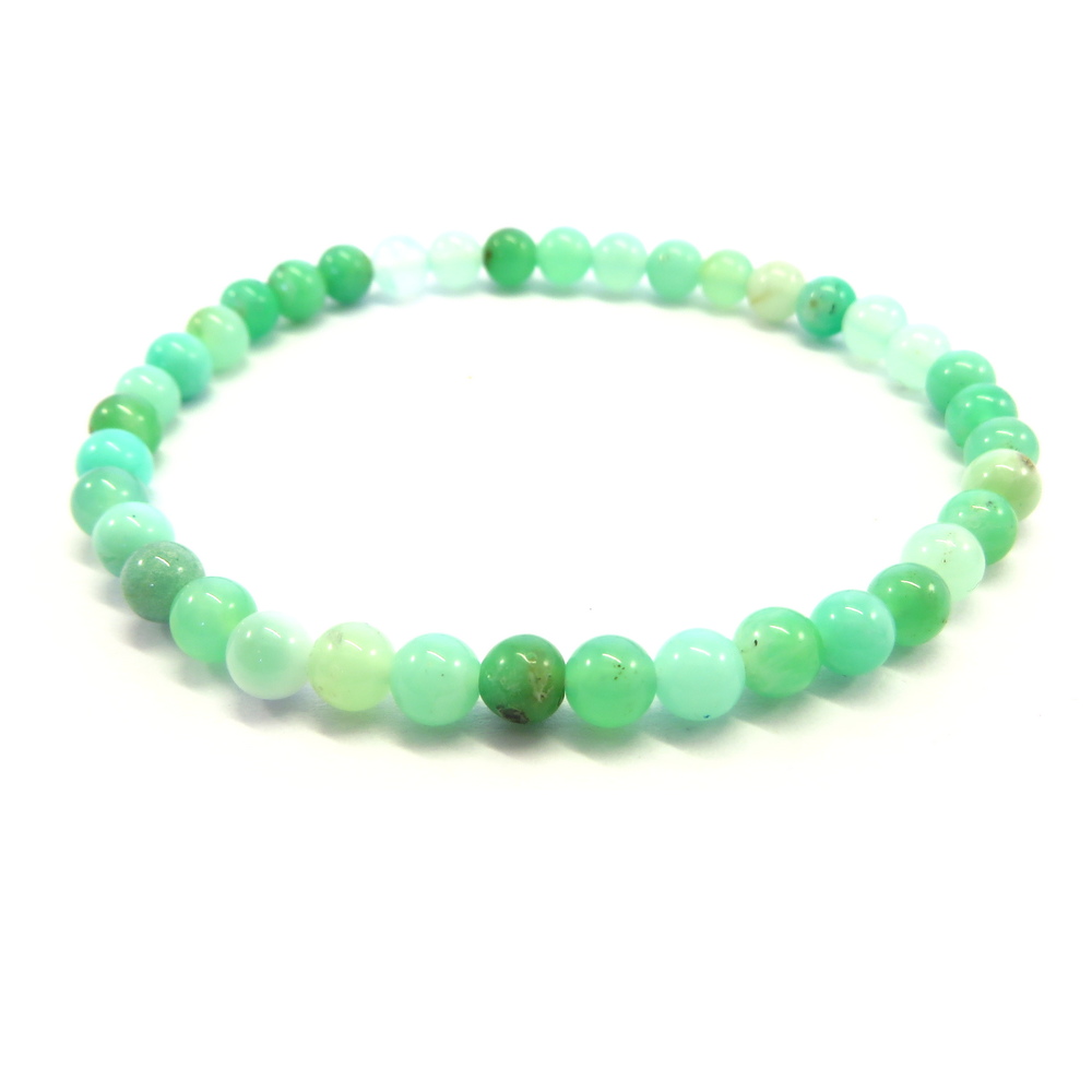 Chrysoprase Gemstone Beads Bracelet
