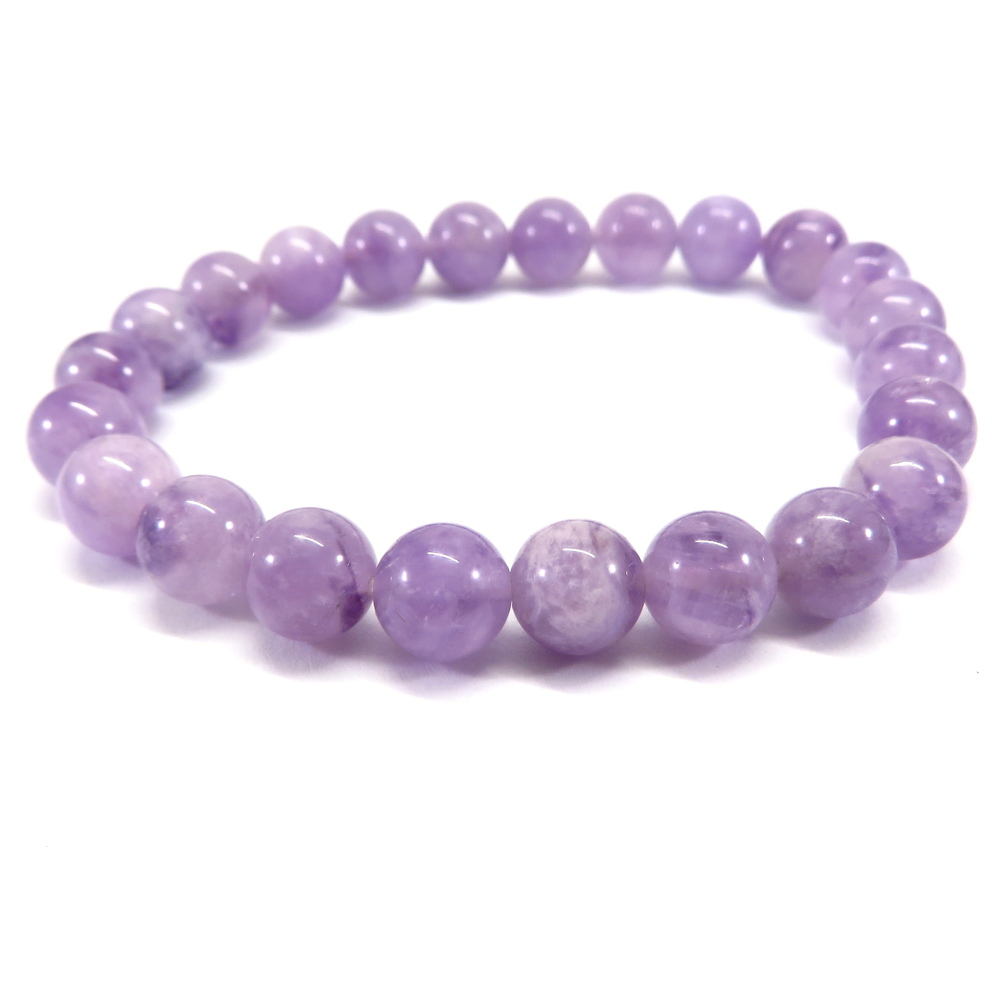 Lavender Amethyst Gemstone Bracelet