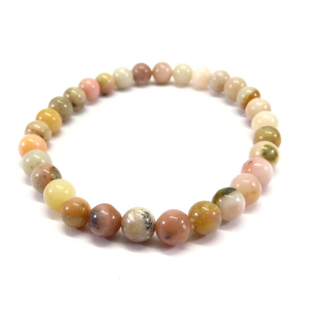 Pink Opal Gemstone Bracelet