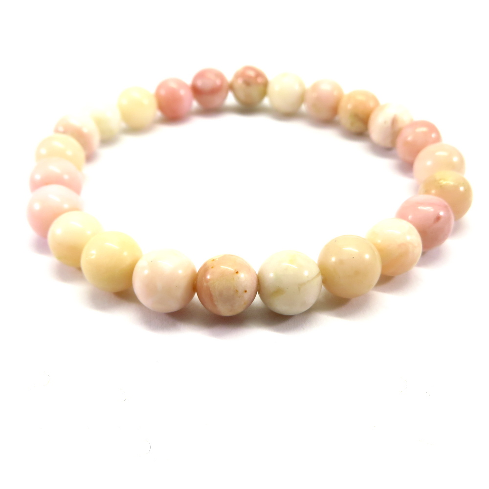 Pink Opal Gemstone Bracelet