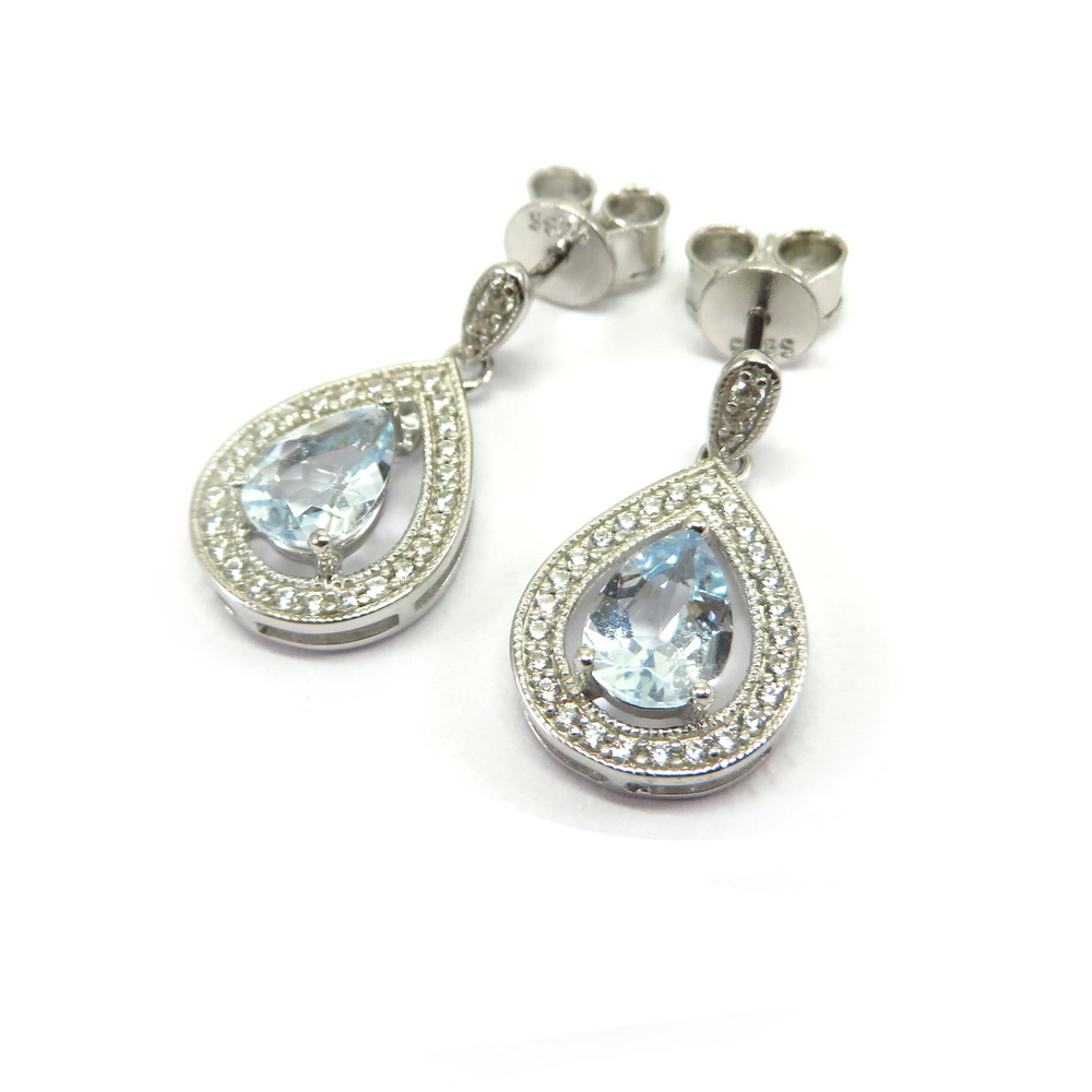 Aquamarine Earrings