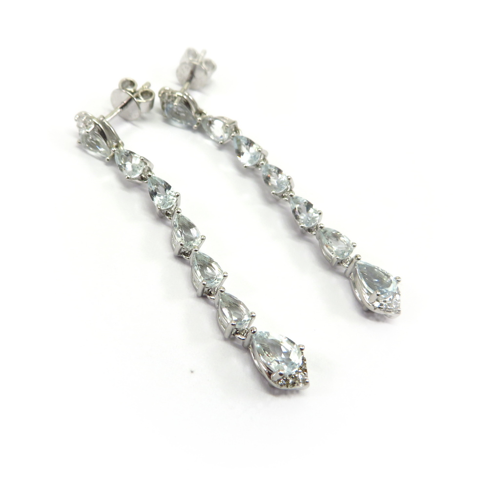 Aquamarine Drop Earrings
